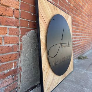 Square Outdoor Business Sign