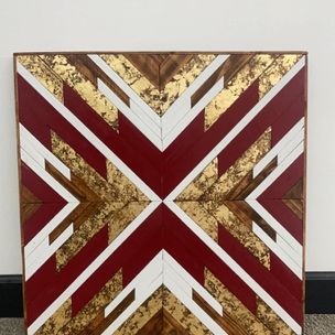 Red and Gold Mosaic