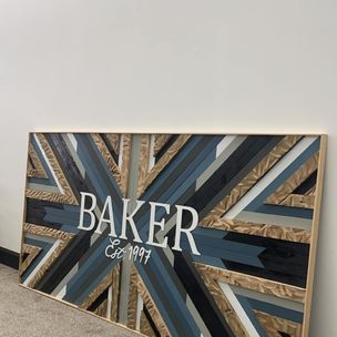 Textured Cool Tone Mosaic