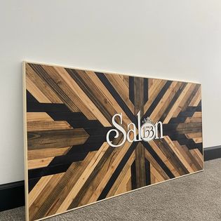 Black and Stain Business Board