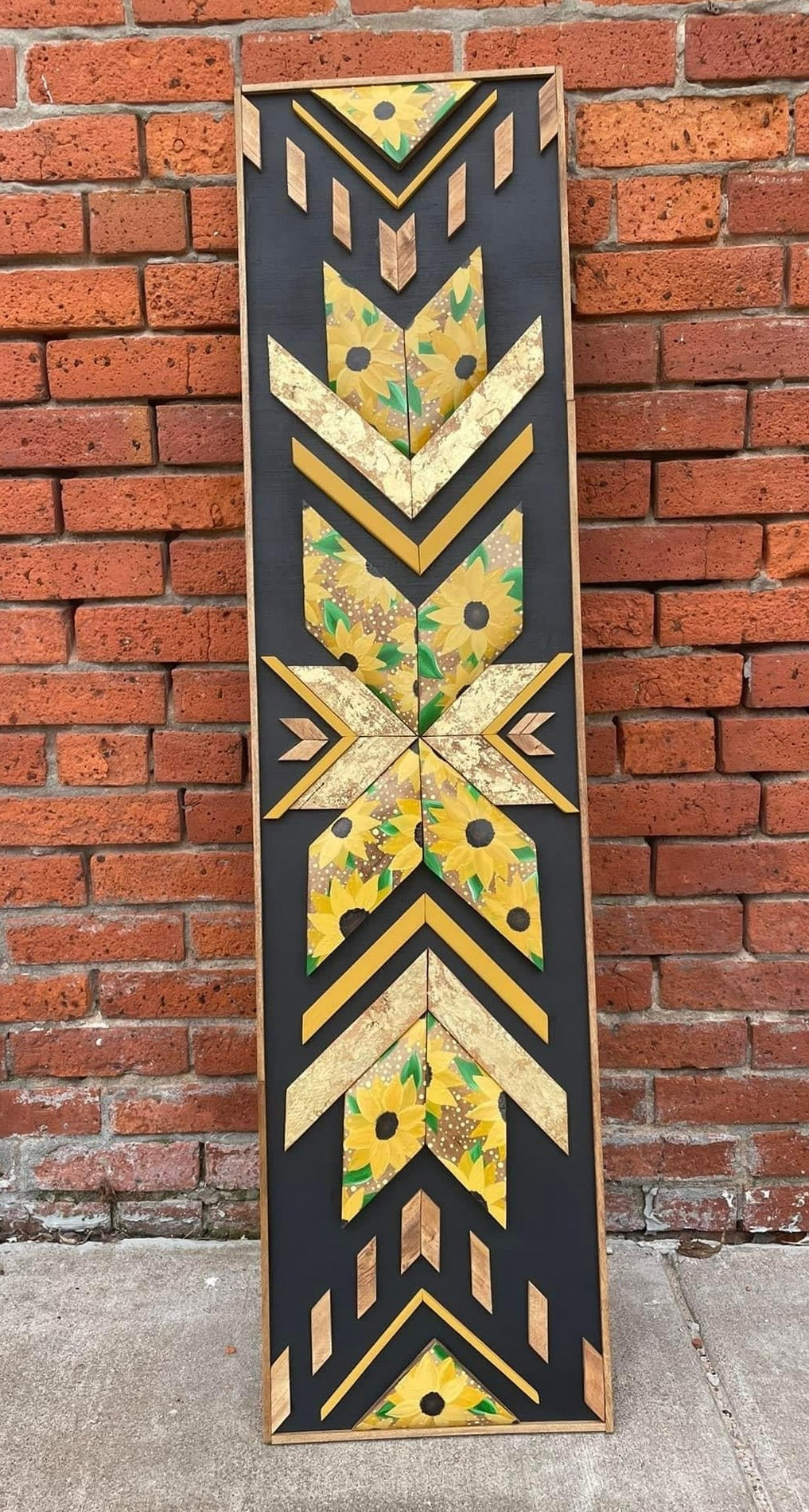 Sunflower Mosaic- Hand Painted