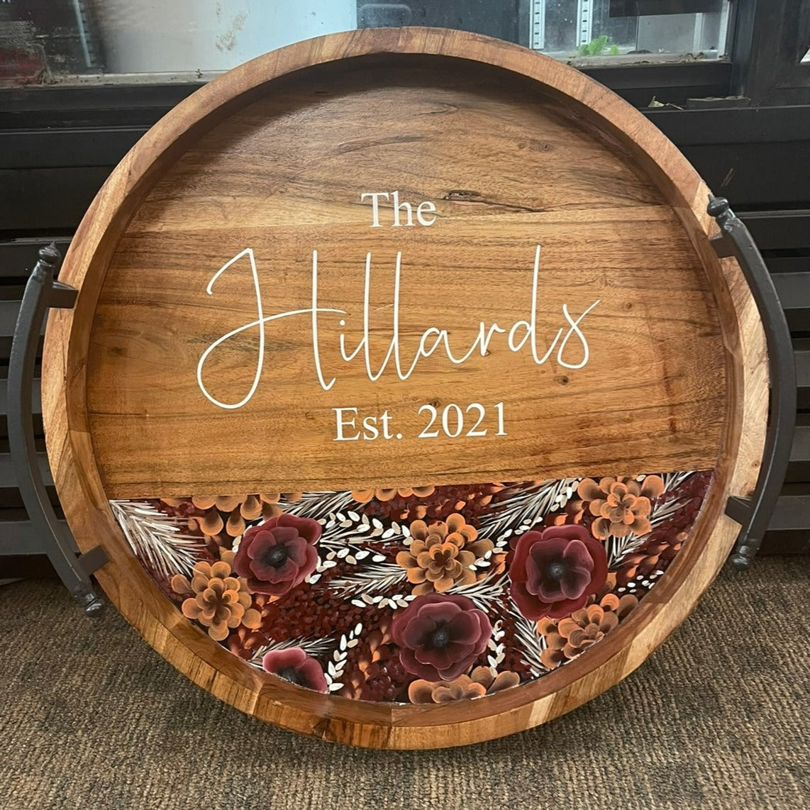 Custom Family Name Serving Tray